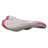 SELLE ROYAL SADDLE SELE ÇELİK RAY KELEPÇESİZ 260MM 130MM BEYAZ KIRMIZI