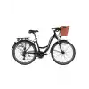 BİSAN SANDY SEPETLİ KADIN ŞEHİR BİSİKLETİ 43CM V 26 JANT 21 VİTES MAT SİYAH GOLD