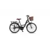 ÜMİT 2610 ALANYA SEPETLİ KADIN ŞEHİR BİSİKLETİ V 26 JANT 21 VİTES SİYAH KAHVERENGİ
