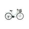 BİSAN LOTUS KADIN ŞEHİR BİSİKLETİ 34CM V 24 JANT 21 VİTES MİNT YEŞİL BEYAZ