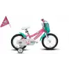 CARRARO MOGGY KIZ ÇOCUK BİSİKLETİ 250H V 20 JANT PEMBE BEYAZ TURKUAZ