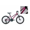 CARRARO FORCE 201 KIZ ÇOCUK DAĞ BİSİKLETİ 250H V 20 JANT 21 VİTES MAT SİYAH FUŞYA BEYAZ