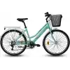 CARRARO LILA KADIN ŞEHİR BİSİKLETİ 440H V 26 JANT 7 VİTES AÇIK YEŞİL BEYAZ LİLA YEŞİL