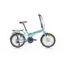 CARRARO FLEXI 121 KATLANIR BİSİKLET 350H V 20 JANT 21 VİTES MAT TURKUAZ SİYAH BAKIR