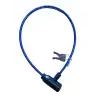 KRTL SOSİN BİSİKLET KİLİT İNCE HALAT 6MMX63CM ANAHTARLI KRTL-0145 MAVİ