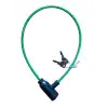 KRTL SOSİN BİSİKLET KİLİT İNCE HALAT 6MMX63CM ANAHTARLI KRTL-0145 YEŞİL