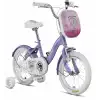 ÜMİT 1625 HAWAI-CANTA-V KIZ ÇOCUK BİSİKLETİ 16 JANT LILA