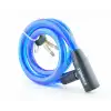 ZHONGLİ XBYC 4524 BİSİKLET KİLİT ANAHTARLI HALAT 12X800MM 84101 MAVİ