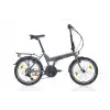 BIANCHI ADHOC KATLANIR BİSİKLET 380H V 20 JANT 21 VİTES GR GRİ SİYAH