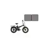 BİSAN E-FOLDİNG F4 ELEKTRİKLİ KATLANIR BİSİKLET 43CM HD 20 JANT 7 VİTES METALİK GRİ GRİ
