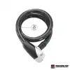 UMT MAGNUM BİSİKLET KİLİT COIL ANAHTARLI 3021 CABLE LOCK 110CM-25MM SİYAH KLT-116