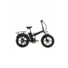 BİSAN E-FOLDİNG GAZ KOLLU F4 ELEKTRİKLİ KATLANIR BİSİKLET 43CM MD 20 JANT 7 VİTES MAT SİYAH SARI