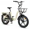MOSSO RIVIERA-RR ELEKTRİKLİ KATLANIR BİSİKLET 420H MD 20 JANT 7 VİTES MAT KREM GOLD