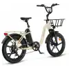 MOSSO RIVIERA-RR ELEKTRİKLİ KATLANIR BİSİKLET 420H MD 20 JANT 7 VİTES MAT KREM GOLD