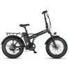 MOSSO LUNARA-RR ELEKTRİKLİ KATLANIR BİSİKLET 420H MD 20 JANT 7 VİTES MAT SİYAH KIRMIZI