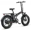 MOSSO LUNARA-RR ELEKTRİKLİ KATLANIR BİSİKLET 420H MD 20 JANT 7 VİTES MAT SİYAH KIRMIZI