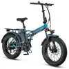 MOSSO LUNARA-RR ELEKTRİKLİ KATLANIR BİSİKLET 420H MD 20 JANT 7 VİTES TASMAN MAVİ MAVİ