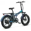 MOSSO LUNARA-RR ELEKTRİKLİ KATLANIR BİSİKLET 420H MD 20 JANT 7 VİTES TASMAN MAVİ MAVİ