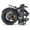 MOSSO IGNERA-RR ELEKTRİKLİ KATLANIR BİSİKLET 420H HD 20 JANT 7 VİTES MAT SİYAH LIME