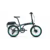 CARRARO E-LINE EGO 2.1 UNISEX KATLANIR BİSİKLET 285H HD 20 JANT 8 VİTES MAT SİYAH TURKUAZ GRİ
