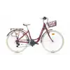 CARRARO JULIET KADIN ŞEHİR BİSİKLETİ 430H V 28 JANT 21 VİTES MAT KIRMIZI KROM KREM