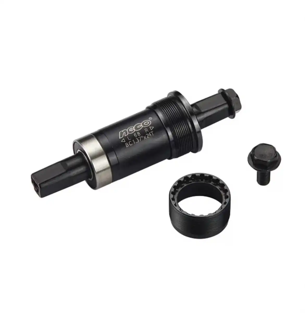 NECO BİSİKLET KASET ORTA YATAK RULMANLI 126MM KUTULU SİYAH YTK-209