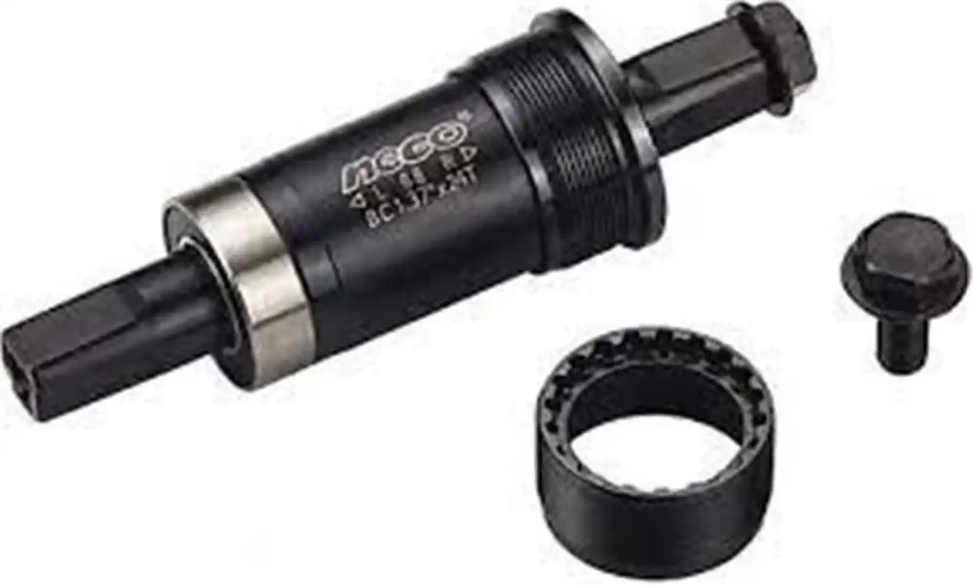 NECO BİSİKLET KASET ORTA YATAK RULMANLI 122MM KUTULU SİYAH YTK-206