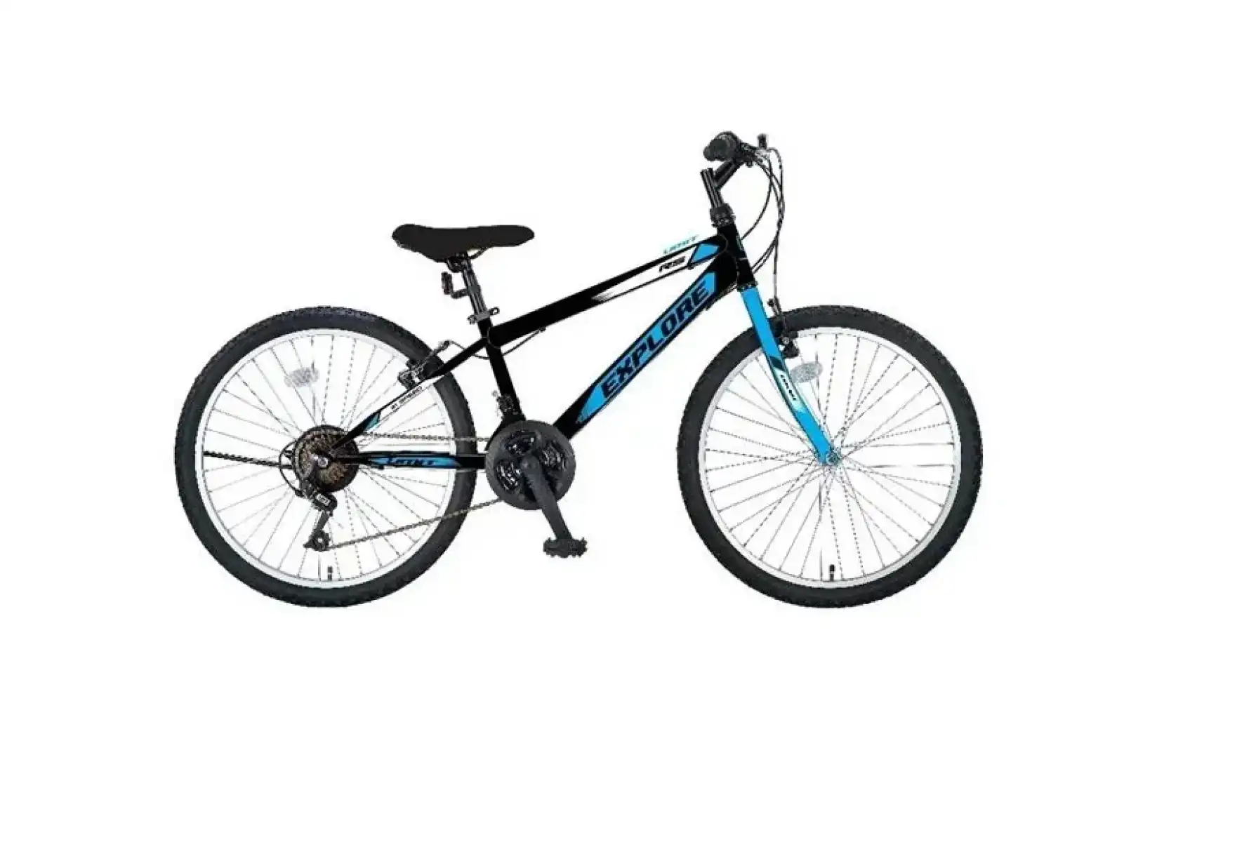 ÜMİT 2433 EXPLORER ERKEK DAĞ BİSİKLETİ V 24 JANT 21 VİTES SİYAH MAVİ