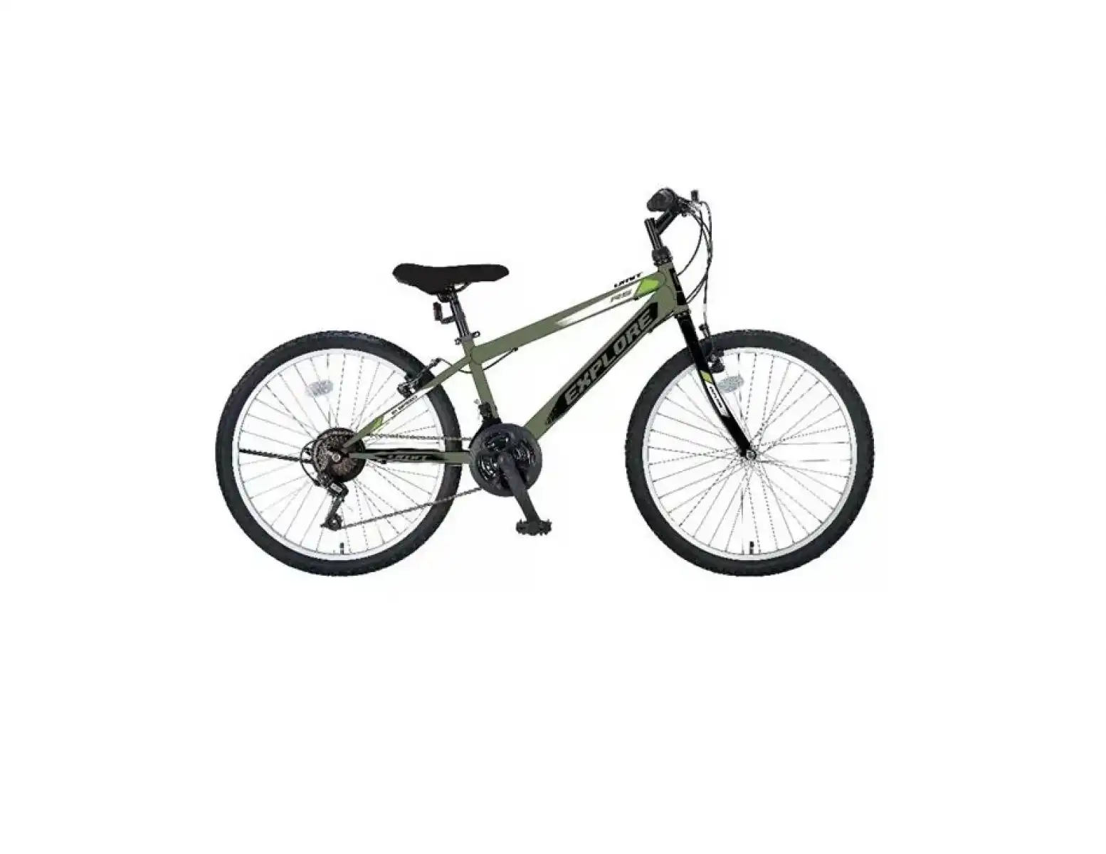 ÜMİT 2433 EXPLORER ERKEK DAĞ BİSİKLETİ V 24 JANT 21 VİTES YEŞİL SİYAH