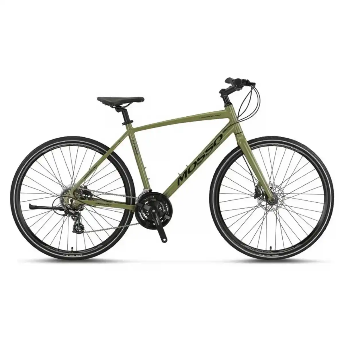 MOSSO LEGARDA-PRO-X21-MDM ERKEK ŞEHİR BİSİKLETİ 510H HD 28 JANT 21 VİTES YEŞİL SİYAH