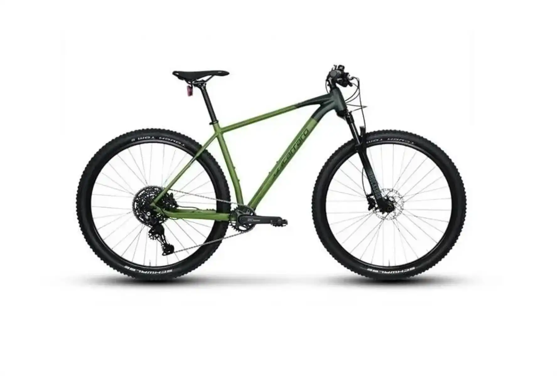 CARRARO BIG 910 ERKEK DAĞ BİSİKLETİ 530H HD 29 JANT 10 VİTES MAT YEŞİLİ SİYAH KOYU YEŞİL