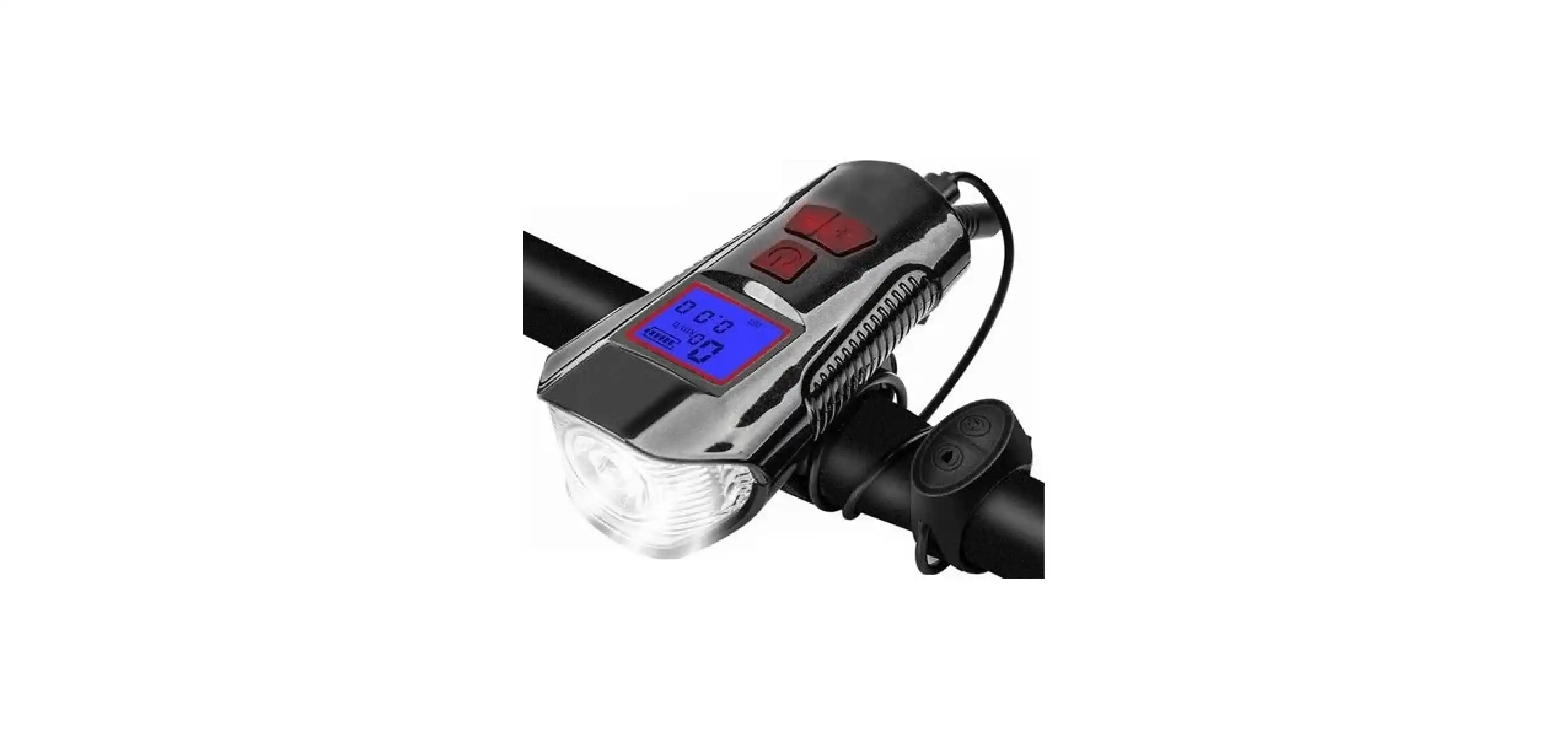 FORTE GT XBYC 6029 FY-317 BİSİKLET KİLOMETRE SAATİ ÖN LAMBA USB KIRMIZI