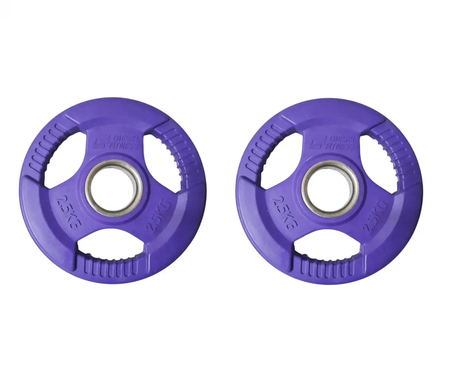 DIESEL FİTNES ROP 4 KAUÇUK FLANŞ PLAKA 2X2.5 KG MOR