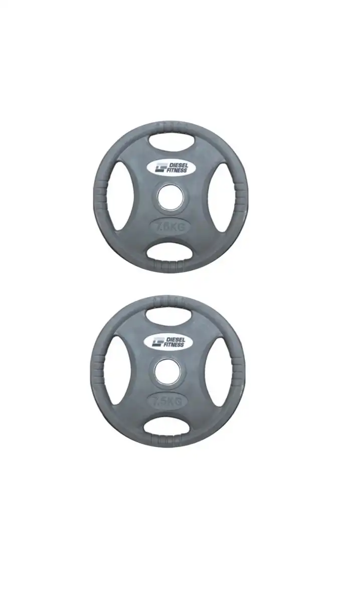 DIESEL FİTNES ROP 4 KAUÇUK FLANŞ PLAKA 2X7.5 KG GRİ