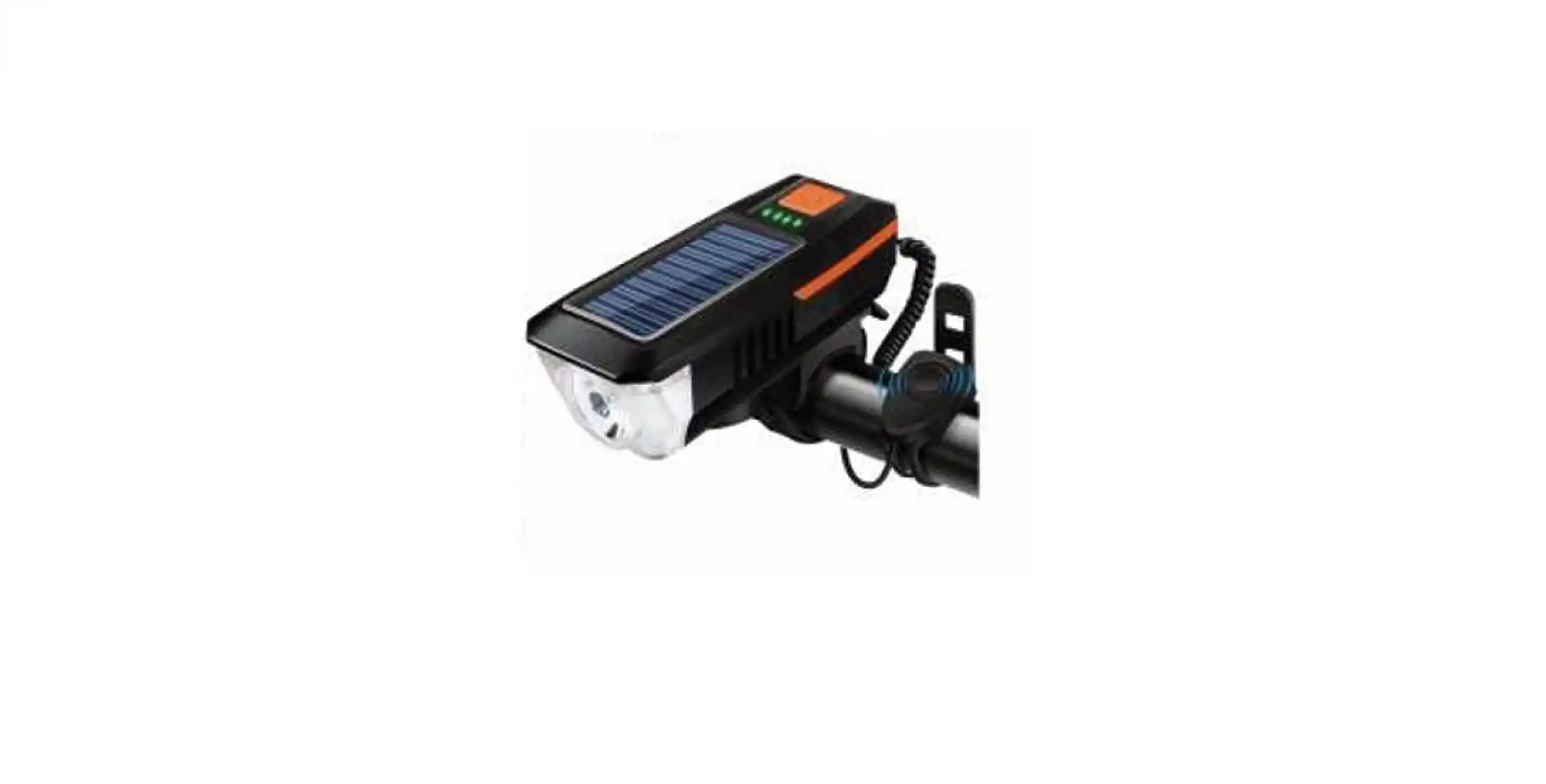 FORTE GT XBYC 6144 BİSİKLET ÖN IŞIK KORNA SİYAH TURUNCU
