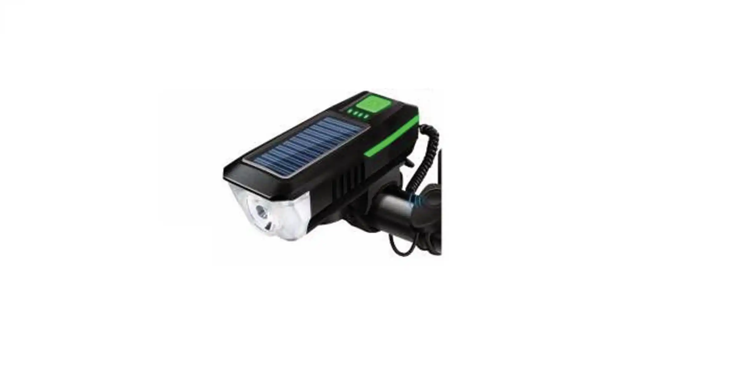 FORTE GT XBYC 6144 BİSİKLET ÖN IŞIK KORNA SİYAH YEŞİL