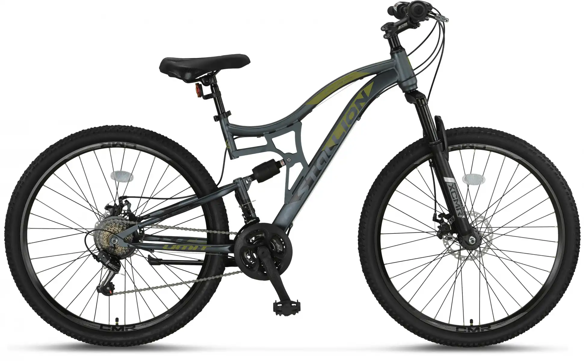 ÜMİT 2659 STALLION-MSD-2D ERKEK DAĞ BİSİKLETİ 420H 26 JANT 21 VİTES ANTRASİT GREEN
