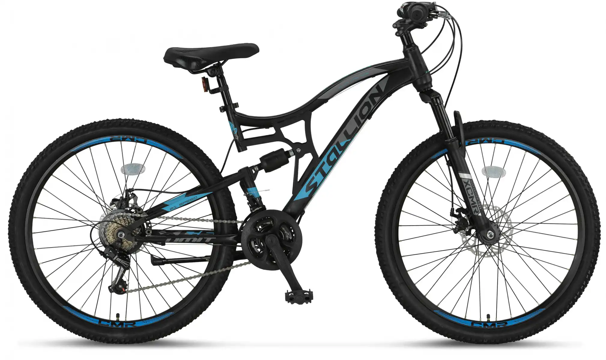 ÜMİT 2759 STALLION-MSD-2D ERKEK DAĞ BİSİKLETİ 430H 27.5 JANT 21 VİTES BLACK BLUE