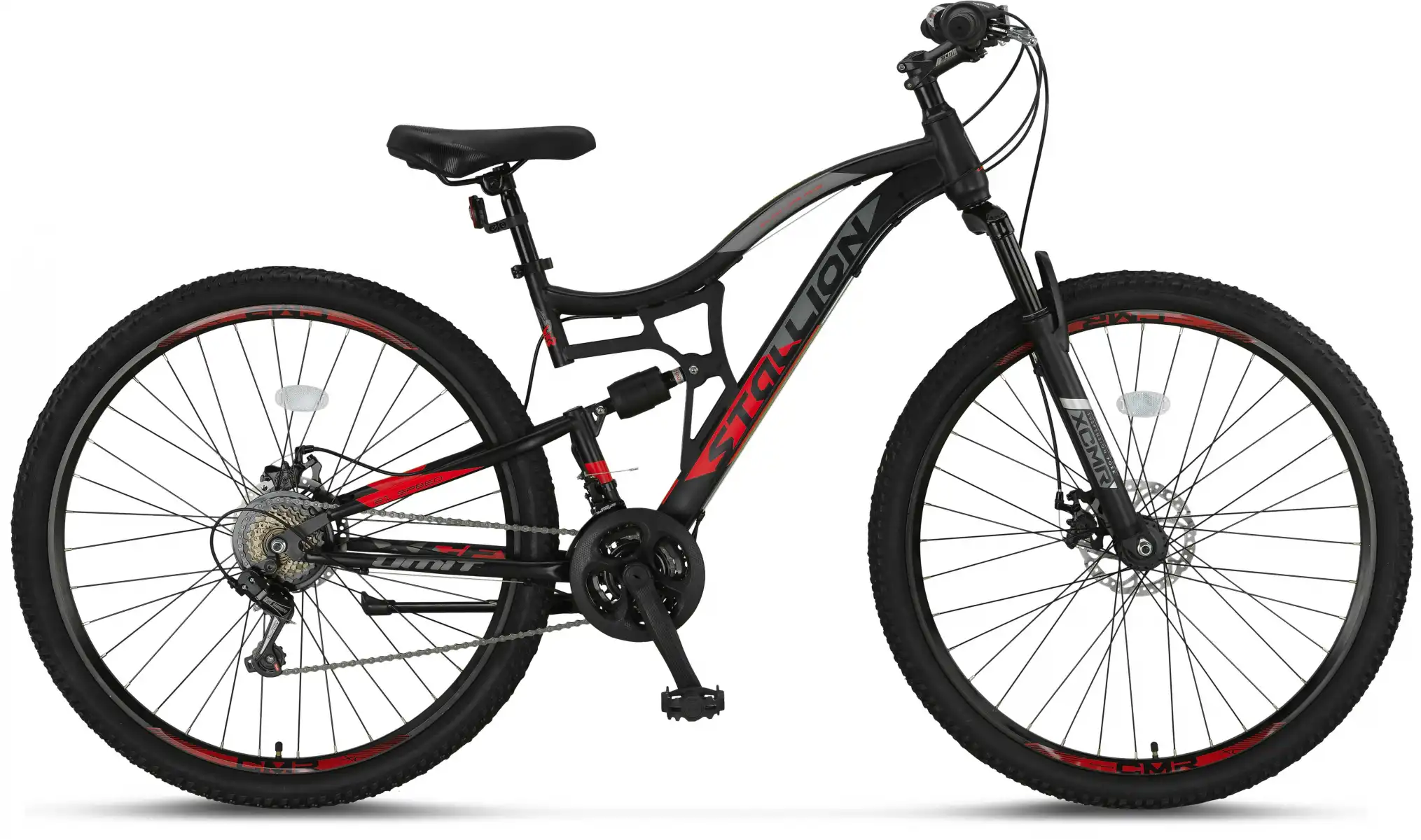 ÜMİT 2959 STALLION-MSD-2D ERKEK DAĞ BİSİKLETİ 430H 29 JANT 21 VİTES BLACK RED