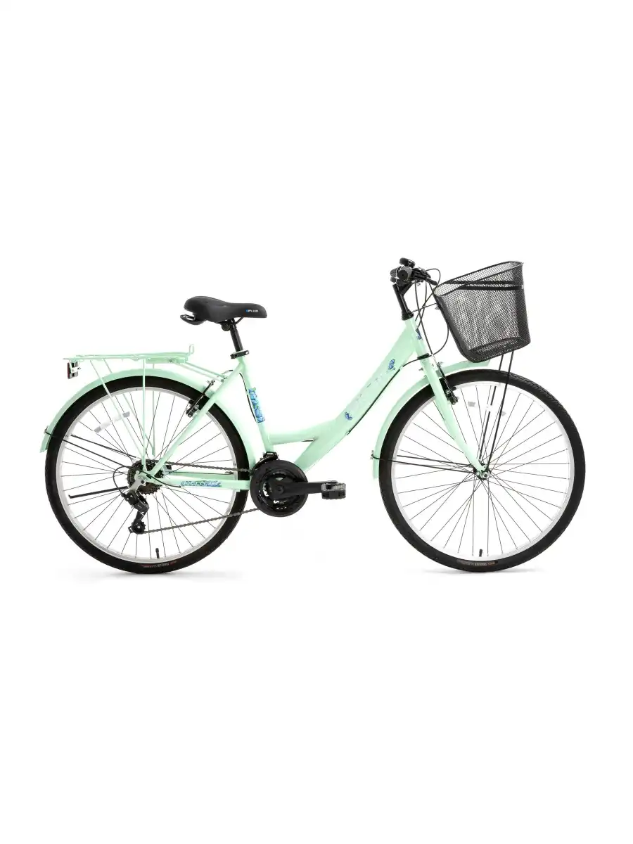 BİSAN LOTUS KADIN ŞEHİR BİSİKLETİ 44CM V 26 JANT 21 VİTES MİNT YEŞİL
