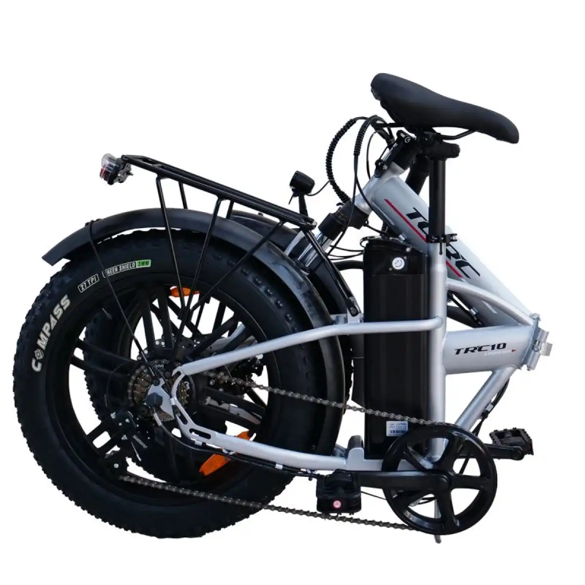 TORC TRC-10 GAZ KOLLU ELEKTRİKLİ KATLANIR BİSİKLET 420H MD 20 JANT 7 VİTES M.GRİ SİYAH BEYAZ KIRMIZI