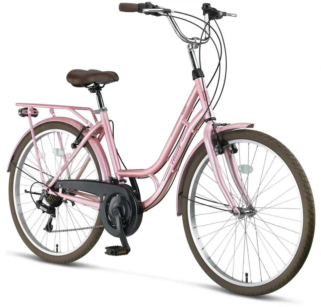 ÜMİT 2641 STITCH L-ATB-V-KADIN ŞEHİR BİSİKLETİ 26 JANT 21 VİTES PEMBE