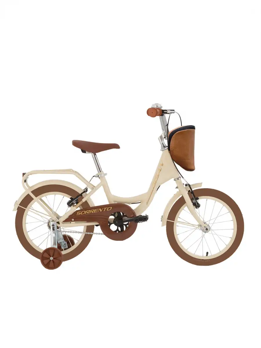 BİSAN SORRENTO-S KIZ ÇOCUK BİSİKLETİ 26CM 16 JANT KREM GOLD