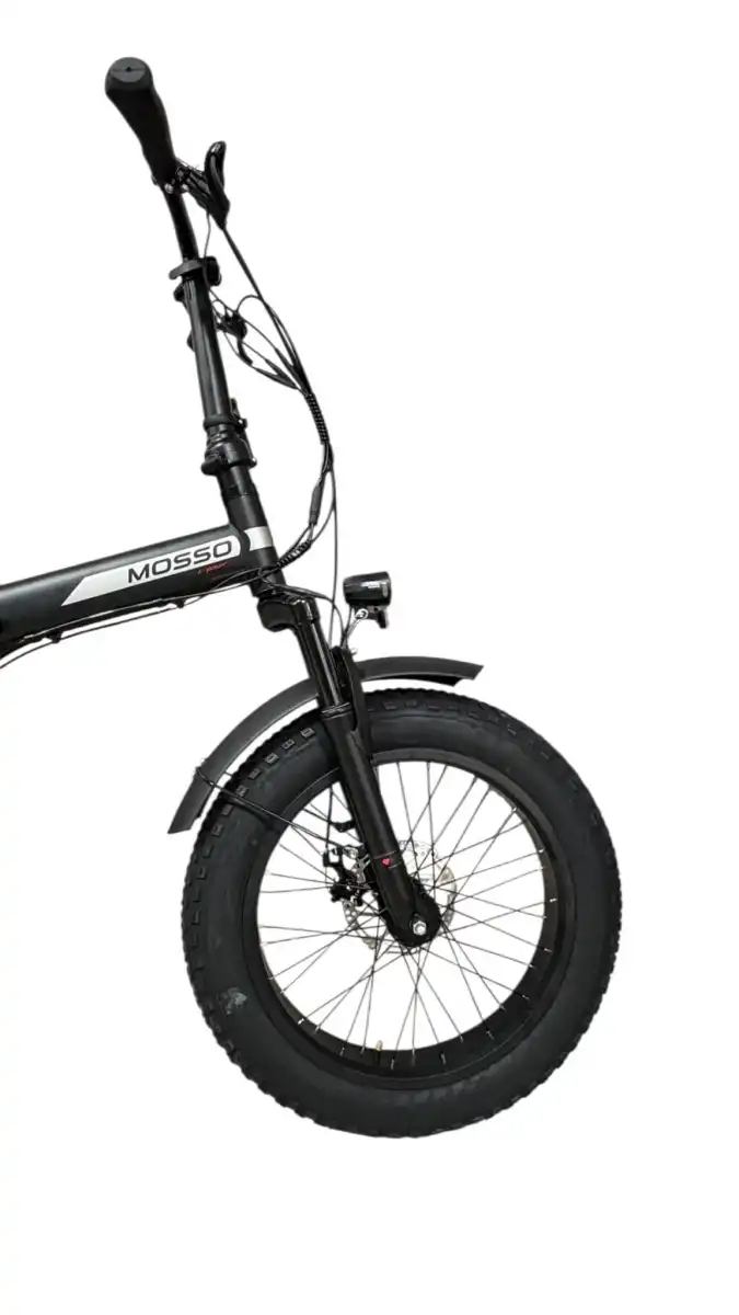 MOSSO VALTHERA-RR ELEKTRİKLİ KATLANIR BİSİKLET 420H MD 20 JANT 7 VİTES MAT SİYAH GÜMÜŞ