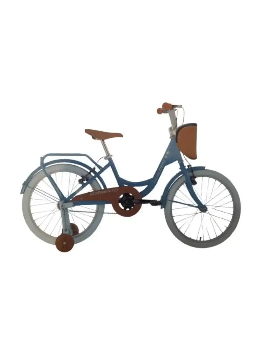 BİSAN SORRENTO-S KIZ ÇOCUK BİSİKLETİ 30CM 20 JANT BEBE MAVİ SİLVER