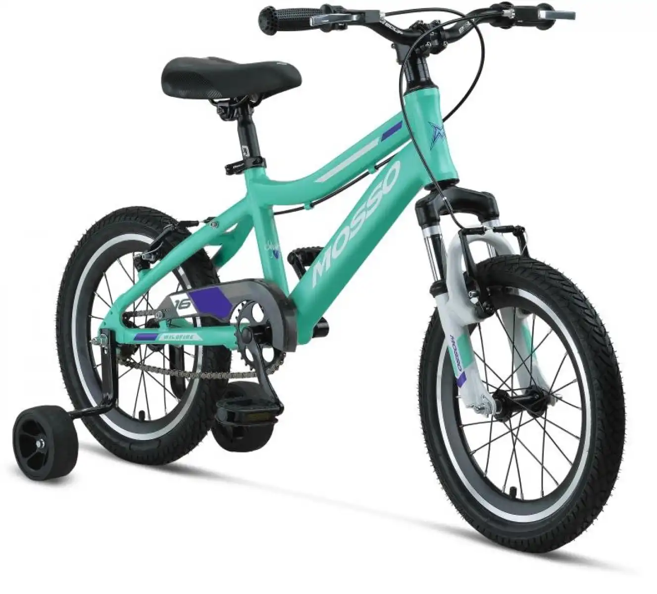 MOSSO WILDFIRE L-16-V KIZ ÇOCUK BİSİKLETİ  255H V 16 JANT EMERALD MOR