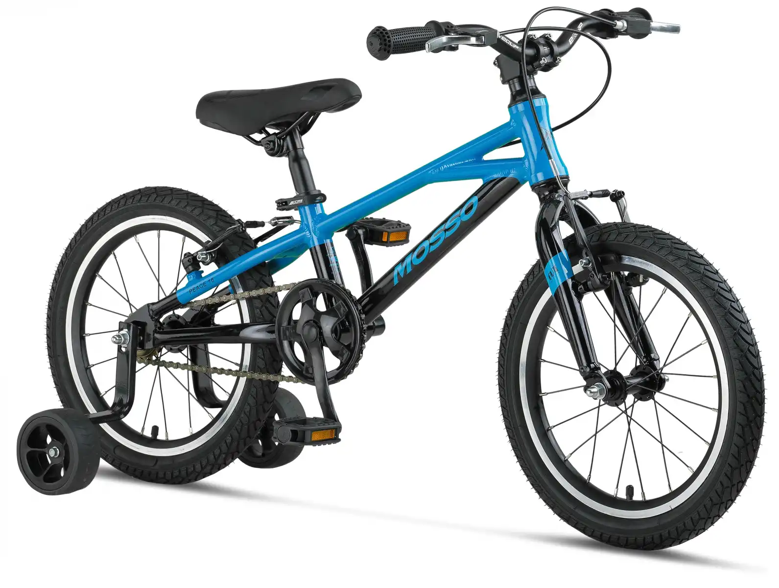 MOSSO DEMARCH M-16-V ERKEK ÇOCUK BİSİKLETİ 177H 16 JANT BLUE BLACK