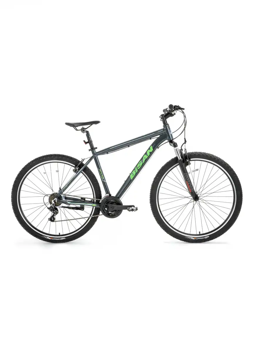 BİSAN ATLAS ERKEK DAĞ BİSİKLETİ 43CM V 26 JANT 21 VİTES PARLAK GRİ YEŞİL