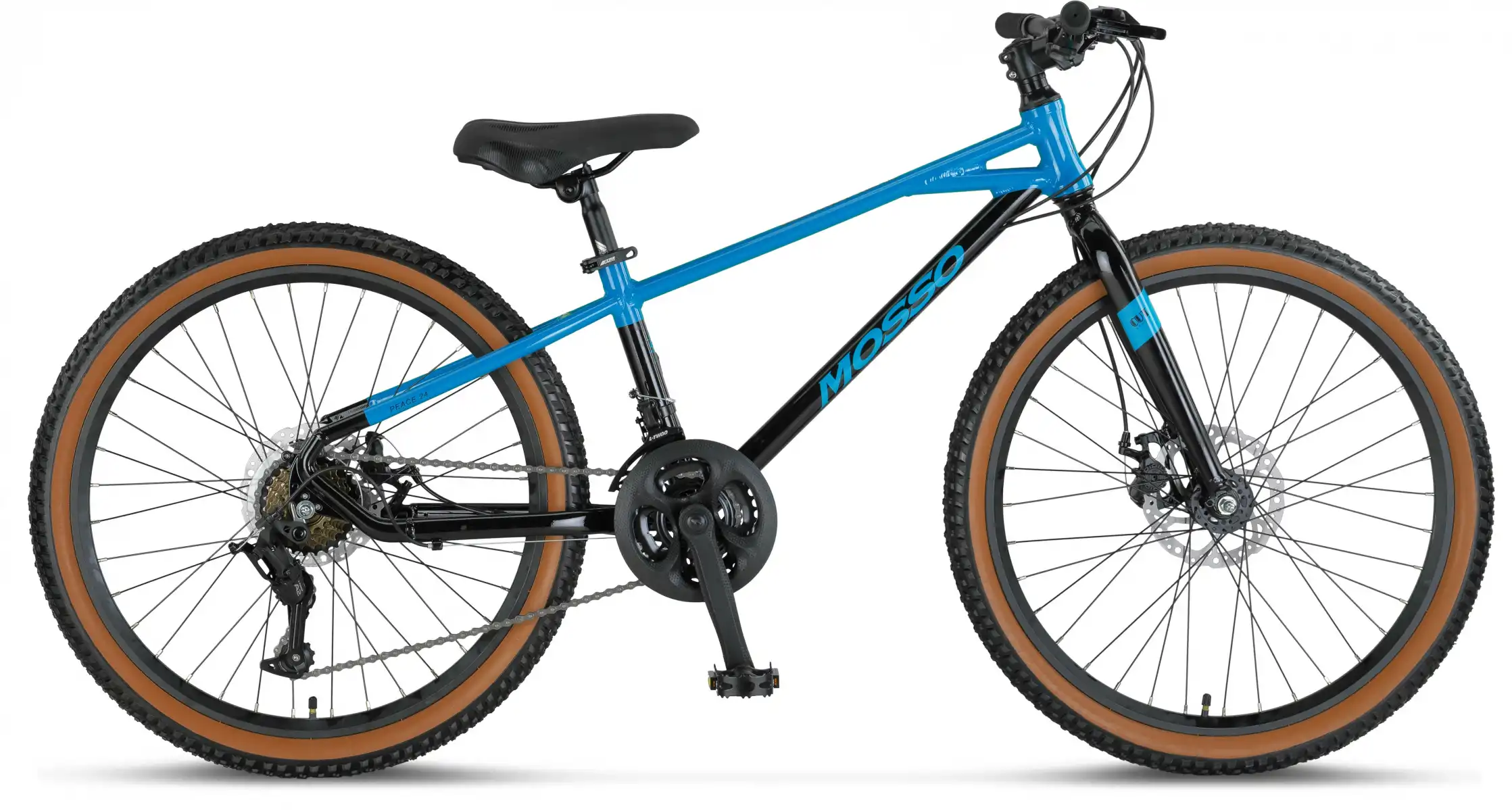 MOSSO DEMARCH M-24-MD ERKEK DAĞ BİSİKLETİ  280H 24 JANT 21 VİTES BLUE BLACK