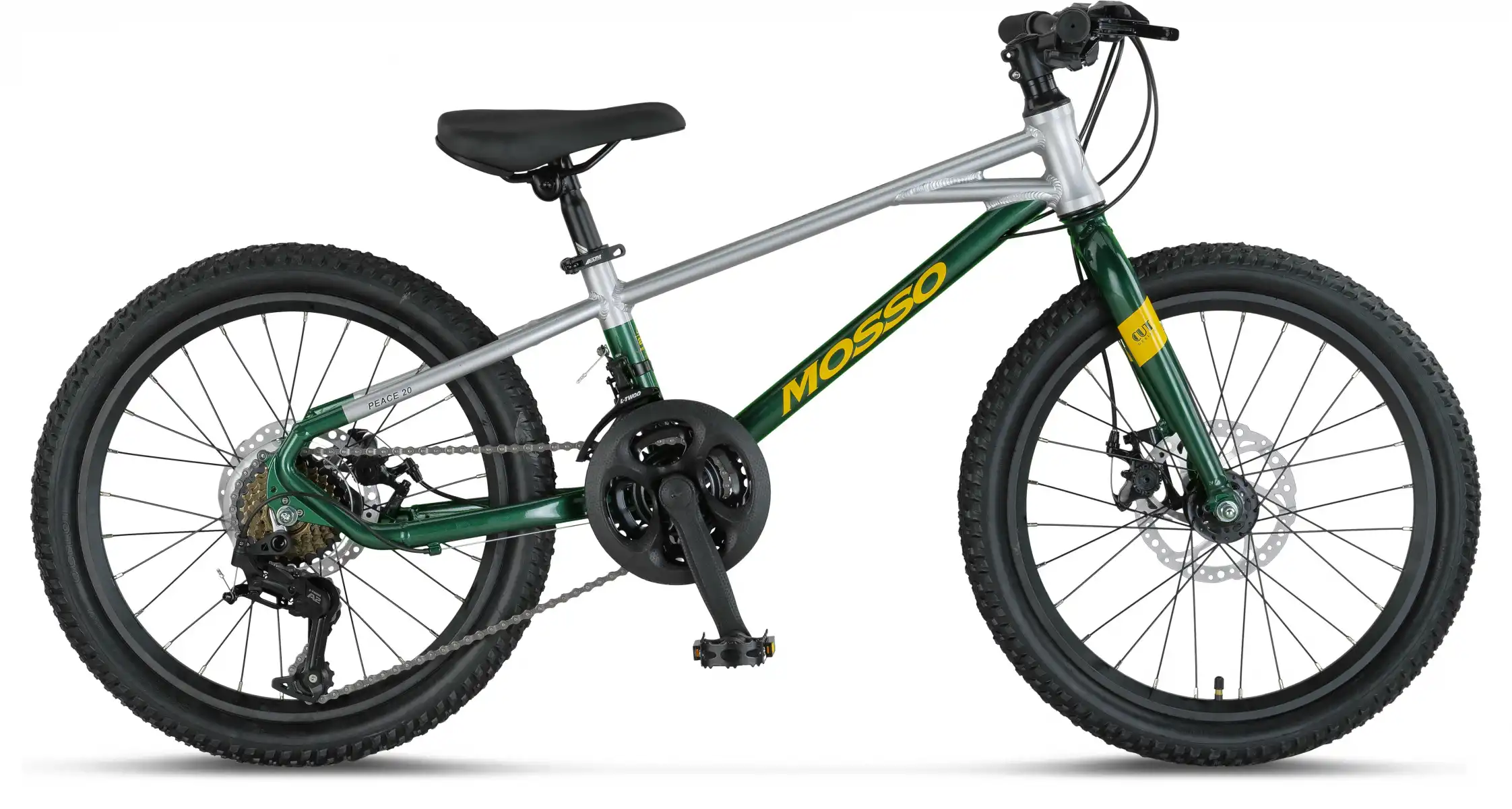 MOSSO DEMARCH M-20-MD ERKEK ÇOCUK BİSİKLETİ  228H 20 JANT 21 VİTES SİLVER GREEN